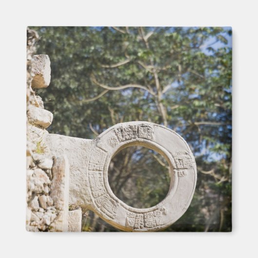Mexiko, Yucatan, Uxmal. Uxmal, eine große Magnet (Vorne)