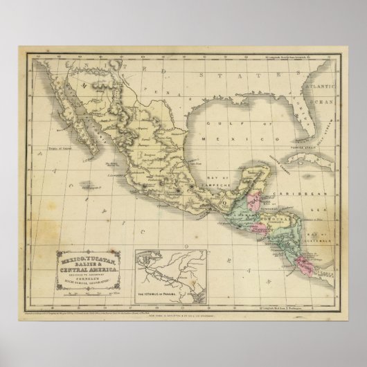 Mexiko, Zentralamerika Poster (Vorne)