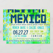 MEXIKO-Ziel Einladung Grundpapier (Vorne/Hinten)