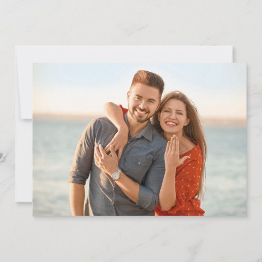 Mexiko-Zielhochzeit Save the Date (Rückseite)