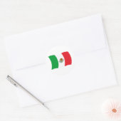 Mexikos Flaggenaufkleber Runder Aufkleber (Umschlag)