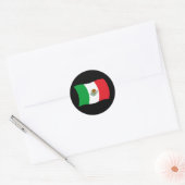 Mexikos Flaggenaufkleber Runder Aufkleber (Umschlag)