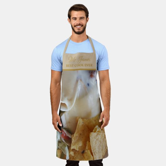 Mexikos Food Taco Bester Koch je Name Funny hinzuf Schürze (Getragen)