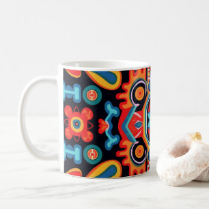 Mexikos Kunst des Huichol Kaffeetasse