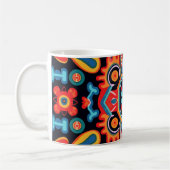Mexikos Kunst des Huichol Kaffeetasse (Links)