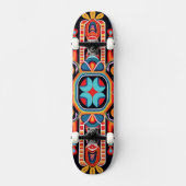 Mexikos Kunst des Huichol Skateboard (Vorderseite)