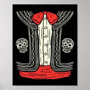 Mexikos Mariachi Halloween Kostüm Mexiko Anzug Fie Poster