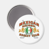 Mexikos Nationales Hockey-Team Magnet (Vorderseite/Rückseite)