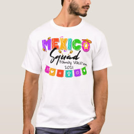 Mexikos Squad Color Group passt auf individuellen  T-Shirt