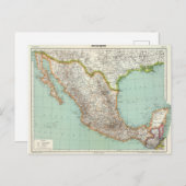 Mexique - Karte Mexikos (Vorne/Hinten)