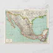 Mexique - Karte Mexikos (Vorderseite)