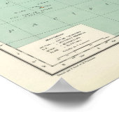 Mexique - Karte Mexikos Poster (Ecke)