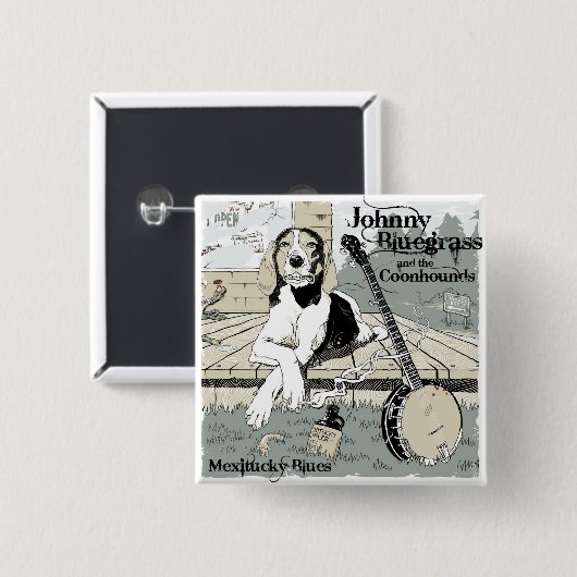 Mexitucky Blues-Knopf Button (Vorne & Hinten)