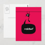 mey kitty pink 2 Postkarte (Vorne/Hinten)