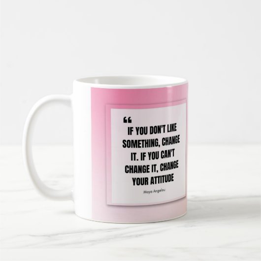 Meya Angelou Quote Tasse (Links)