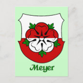 Meyer Family Shield Postkarte (Vorderseite)