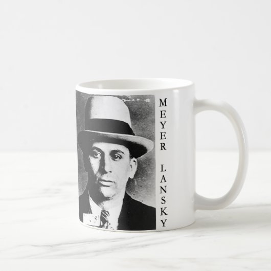 Meyer Lansky Mugshot Kaffeetasse (Rechts)