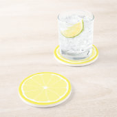 Meyer Lemon trinken Untersetzer, Zitronenküche, Ku Sandstein Untersetzer (Seite)