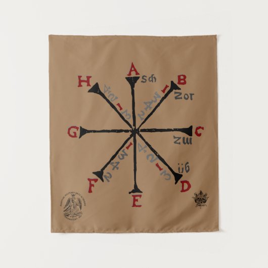 Méyer Square Tapestation Wandteppich (Vorderseite)