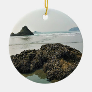 Meyers Beach North, Gold Beach, Oregon Keramik Ornament