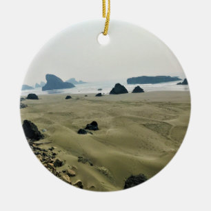Meyers Beach North, Gold Beach, Oregon Keramik Ornament
