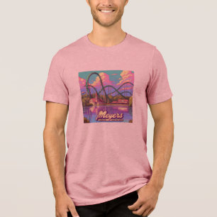 Meyers See Vergnügungspark Tri-Blend Shirt