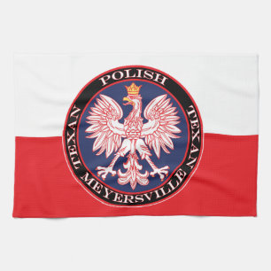 Meyersville Polish Texan Geschirrtuch
