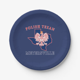 Meyersville Polish Texan Pappteller