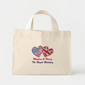 Meygan und Harry Royal Wedding Mini Stoffbeutel (Vorne)