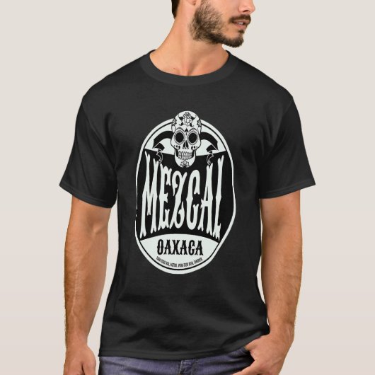 Mezcal Oaxaca Sugar Skull T-Shirt (Vorderseite)