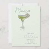 Mezcal Taco Night Birthday Einladung (Vorderseite)