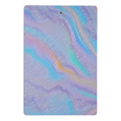 Mezmerisierung des irideszierenden Steins Mini Klemmbrett (Rückseite)