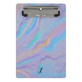 Mezmerisierung des irideszierenden Steins Mini Klemmbrett (Vorderseite)