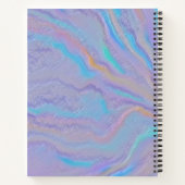 Mezmerisierung des irideszierenden Steins Notizblock (Rückseite)