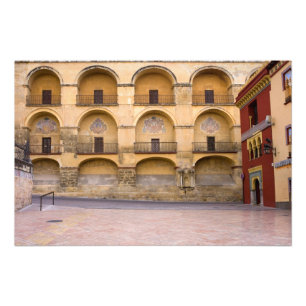 Mezquita und Plaza Del Triunfo in Cordoba Fotodruck