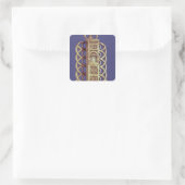 Mezuzah Case Quadratischer Aufkleber (Tasche)