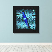 Mezuzah Leinwanddruck (Insitu (Holzboden))