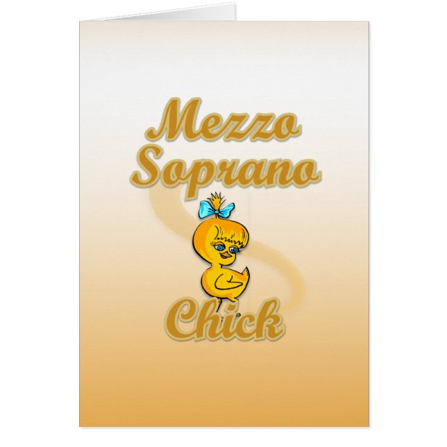 Mezzo Soprano Chick (Vorne)