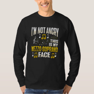 Mezzosopran-Stimmgestaltung für ein Chormitglied T-Shirt