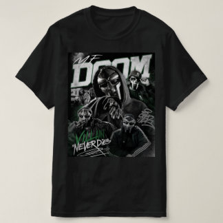 MF DOOM Bösewicht Stirbt Nie Vintage Bootleg Rap T T-Shirt