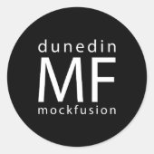 MF Sticker Black BG (Vorderseite)