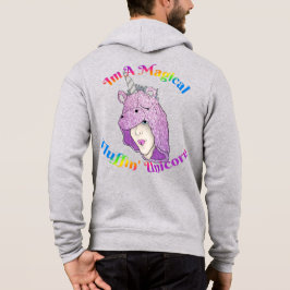 MF Unicorn Männer Bella+Leinwand Vollpackung Hoodi Hoodie