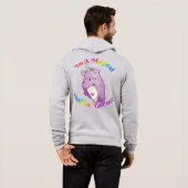 MF Unicorn Männer Bella+Leinwand Vollpackung Hoodi Hoodie (Schwarz voll)