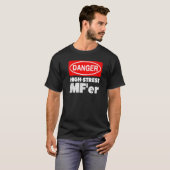 MFer Stress-Zeichen T-Shirt (Vorne ganz)