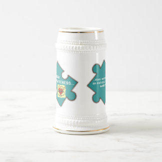 MFH2 STEIN - AutismAwarenessSEAGREEN Bierglas