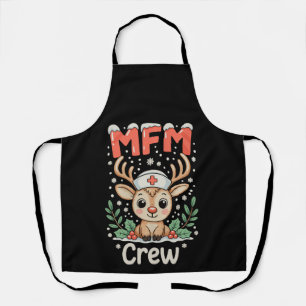 MFM Krankenpfleger Crew Rentier Weihnachten Xmas F Schürze