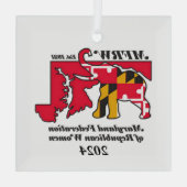 MFRW 2024 Holiday Ornament Aus Glas (Rückseite)