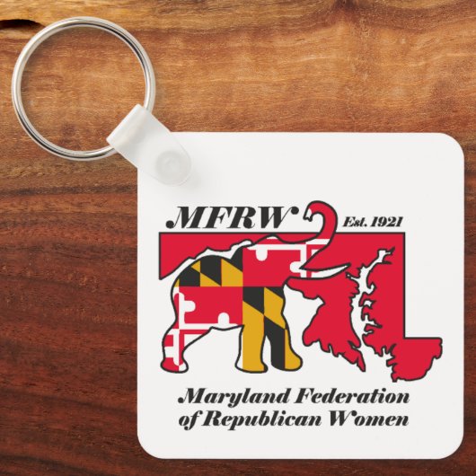 MFRW Square Schlüsselanhänger (Vorderseite)