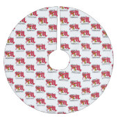 MFRW Tree Skirt Polyester Weihnachtsbaumdecke (Vorderseite)