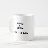 MG42-Tasse Kaffeetasse (Vorderseite Links)
